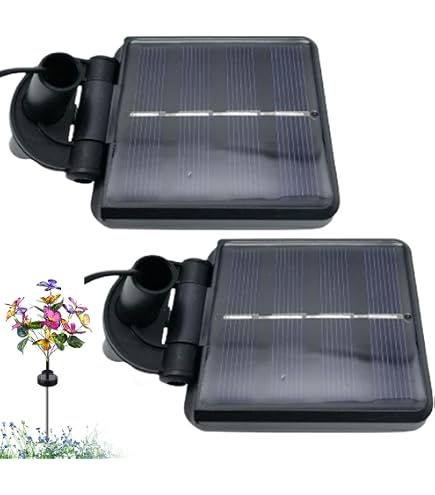 6-Pack Solar Light Replacement Tops – 4x7cm Waterproof Panel With Warm White LED, For Garden Path Lights & Statues