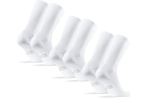 DANISH ENDURANCE Skarpety Męskie i Damskie, Bambusowe Skarpetki Bez Gumki dla Diabetyków, 3-PACK