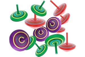 MRCHEN Kreisel, 30 Stück Holzkreisel für Kinder, Kreisel für Kinder Spielzeugkreisel als Mitbringsel für Kindergeburtstage Oder Gastgeschenke, Tütenfüller für Kindergeburtstage, Zubehör für Partydeko (Bunt)