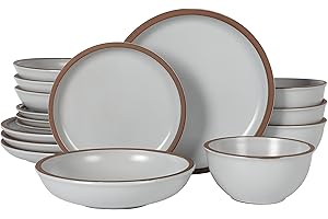 GIBSON ELITE Gibson Soho Lounge Lagos Coupe zestaw zastawy stołowej, serwis dla 4 (16 szt.) biały