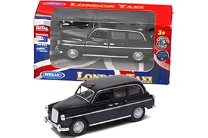 Atoz Taxi de Londres, Color Negro, Medium (Welly 9087)