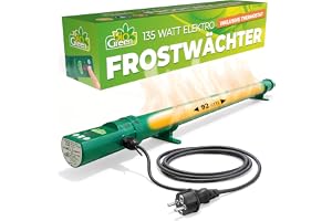 BioGreen elektrisk värmare för växthus | frostvakt inkl. digital termostat