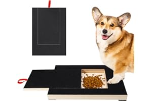 Ninoclar Dog Nail Scratch Board, Multifunctional Scratching Boards Dog Nail File Board Puppy Nail Grinding Pad Sturdy Dog Paws Scratchboard with Built