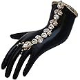 Lucky Jewellery Elegant White Color Gold Plated Finger Chain Ring Bracelet Hand Harness Hathphool for Girls & Women (L1H-HATHPHOOL-PARENT)