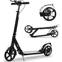 Adult City Suspension Push Kick Scooter Folding Large 200mm Wheels gift-yellow34 | UK