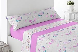 Cabello Textil Hogar Juego de sábanas Infantiles de Microfibra cepillada Extra Suave, con 3 Piezas, Varios diseños y Medidas (Unic, Cama de 90 cm (90x200cm))