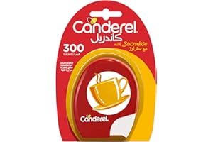 CANDEREL SUGARLY CANDEREL - Sucralose – Edulcorant - le Gout du Sucre Sans Calorie - Sans Aspartame - 300 Comprimés – Format Pratique