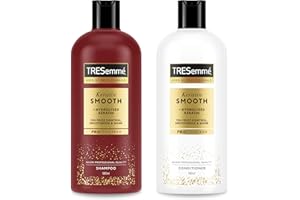 1xTRESemmé Keratin Smooth Shampoo 680 ml & 1x TRESemmé Keratin Smooth Conditioner for 72h frizz control, smoothness & shine 680 ml 2 piece