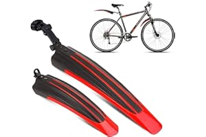 Favuit Parafango Bici, Universale Regolabile Parafanghi Bici Set 20-26 Pollici Anteriore Posteriore Parafango Bicicletta per Mountain Bike Bici da Corsa MTB