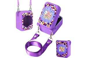 Qoosea Silikon-Schutzhülle für Bitzee Bitzee Elektronisches Haustier mit Lanyard Hochwertige waschbare und wasserdichte Silikonhülle für Bitzee (Lila)