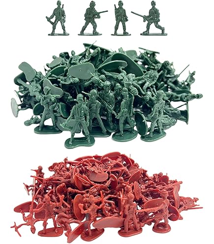 Miniaturas Militares Para Niños 300 Soldaditos De Juguete SAFIGLE Mini  Ejército De Plástico Para Niños Y Niñas Soldados De Juguete