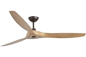 FARO BARCELONA 33519 Morea Deckenventilator Hellbraun mit DC-Motor