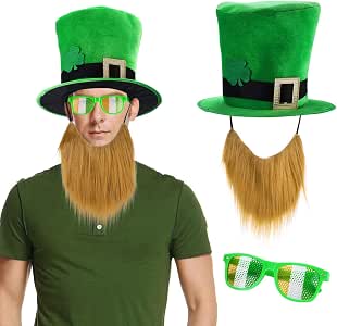 Konsait St Patricks Day Haarband Mit Irischem Kopfschmuck Und