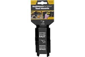 StealthMounts TM-DW54-BLK-4 Support de rangement pour outils Noir Flexvolt