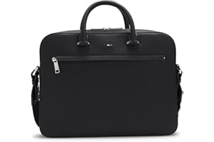 BOSS Hommes Ray S doc case N. Porte-documents en similicuir grainé avec logo en relief