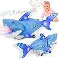 Zest 4 Toyz Musical Shark Toy with Light and Music Animal Simulation Model Bump and Go Action Toy for Kids Blue
