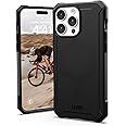 URBAN ARMOR GEAR UAG [Updated Version] Compatible with iPhone 15 Pro Max Case 6.7" Essential Armor Black Built-in Magnet Compatible with MagSafe Charging Rugged Mil-Grade Dropproof Protective Cover