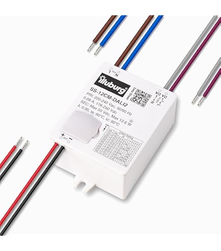 Alimentatore LED DC Maxi Jolly US Dali - 0-50W, Dimmerabile Per Luci