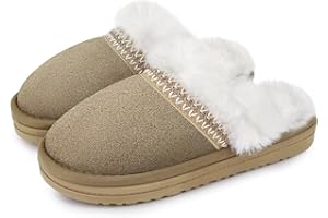 ZEPYFXIT Pantofole Donna Uomo Invernali Ciabatte Casa Caldo Pelose Pelle Comode Peluche Memoria Schiuma Slippers Antiscivolo Interno Esterno