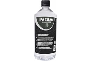 Mchem Ipa Clean 3D Resin Cleaner - Soluzione Detergente per Stampanti 3D a Resina - Pulisce piu' Efficace che Alcool Isopropilico. Lunga Durata. Lava Pulito in Pochi minuti, 1000 ml