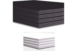 PROTECTAFILE A3 Size Foma Board White & Black Foam Board Pack of 10 (5 Black and 5 White) Ideal for Art, Crafts, DIY Projects - Durable, and Easy to Cut and Customize (5mm)