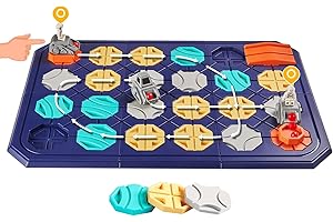 SGILE Jeu de Société Enfant 3 à 10 Ans, 24 PCS, Construction de Route, Puzzle Labyrinthe, Jouet STEM pour Tout-Petits, Cadeau d'anniversaire, pour Les garçons et Les Filles de 3, 4, 5 et 6 Ans.