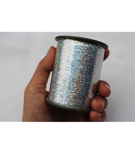 Rocchetto Flashabou Olografico 7000m - 0,3mm Oro | Mylar Tinsel Per Pesca | Materiale Per Legare Mosche Trota - Foto 6