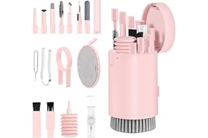 CRITIN Zestaw do czyszczenia klawiatury ekranu laptopa 20 w 1, zestaw do czyszczenia telefonu komórkowego, zestaw do czyszczenia Airpod, elektroniczny zestaw do czyszczenia telefonów komórkowych, tabletów,