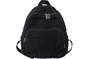 Makukke Mochila para Mujer Mochila pequeña de Lona para la Ciudad Mochilas para Mujer Mochilas Bolsos Mochila para Viajes Escolares Informales Senderismo Trabajo