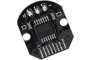 RASTKY magnetic encoder, High Accuracy AS5048A Magnetic Encoder Module with PWM/Serial Peripheral Interface, 14-Bit Resolution for Measurement, for Motor Applications and Electronics Projects