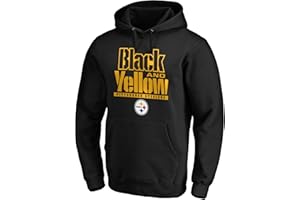 Fanatics NFL Football Hoody Pittsburgh Steelers Hometown Black and Yellow hooded Sweater Pullover