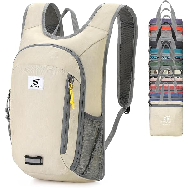 Sac à Dos Pliable Ultraléger Mikiuly - Imperméable, 41x30x11 Cm - Pour Randonnée, Voyage, Vélo - Noir, Unisexe