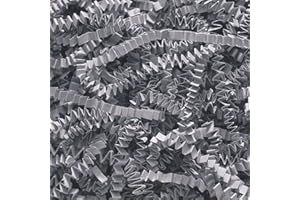 SAKAFU Box.it.pack.it Shredded Crinkle Zigzag Kraft Paper, Cool Grey, 2kg