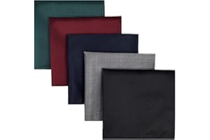 S&W SHLAX&WING Shlax&Wing 5 PIEZAS Hombres Mezclado Clasificado Patrón Pañuelo De Bolsillo Pañuelo Conjunto