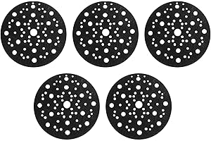 Wobekuy 5Pcs Schutzauflage 150mm 67-Loch Zum Schutz FüR Ihren Schleifteller Klett,Schutzpolster