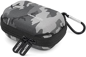deleyCON Étui Rigide pour Caméra GoPro & Accessoires - Résistant, Anti-Poussière, Anti-Choc, Résistant aux Éclaboussures - pour GoPro Hero 13, 12, 11, 10, 9 - Taille S - Camouflage