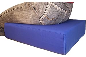 NUDISCHER LUplus Orthopädische Sitzerhöhung 40x40x Höhe 10 cm Farbe: blau