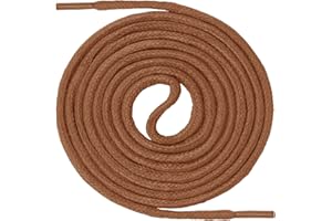 Mount Swiss 2 pary okrągłych, woskowanych sznurowadeł do biznesu, garnituru i butów skórzanych – ø 2-4 mm – długość 45 cm – 200 cm – bardzo odporne na rozerwanie – Made in Europa