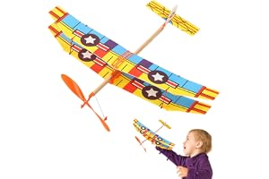 Masoog Gummiband Flygplan Kit, Gummiband Powered Airplane - realistiska | flygplansmodeller - Roligt läromedel för barn, söta flygplansmodeller för finmotorik