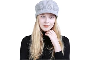 WKTRSM SWEDREAM Sombrero Invierno Gorros de Punto Gorras para Mujeres Crochet Cálido Suave Sombreros de Esqui