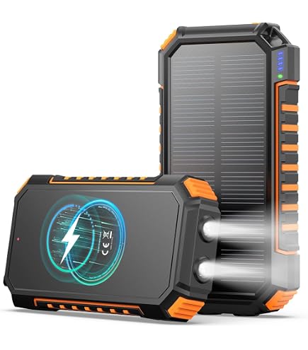 VAYOTOY Batterie Externe Solaire 26800 mAh, Chargeur Solaire PD 18W