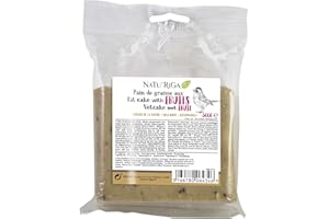 Riga - NATU'RIGA - Pain De Graisse Aux Fruits - Nourriture Oiseaux Extérieur - Recette Énergétique - Renforce Système Immunitaire - Idéal en Hiver - 300G