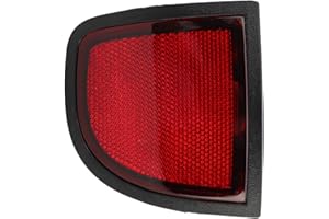 Klanata Left 8355A015 / Right 8355A016 Rear Bumper Reflector for Mitsubishi L200 Triton ML MN 2005-2015, Red Reflector Panel (Left 8355A015)