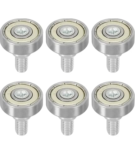 Rulli Per Cassetti 29mm - Confezione Da 8 Pezzi In Plastica Con Dadi Per Sostituzione - Foto 5