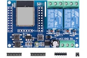 para ESP-32 2 Canales Relé Módulo AYWHP para ESP-32-WROOM Relé Placas de Desarrollo DC5-60V para ESP-32-WROOM Desarrollo Secundario