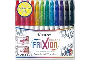 Pilot Pen Frixion 220300120 Marker, Wielokolorowy, 12 sztuk