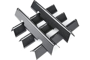 GFTIME 38,9 cm Flavorizer Bar per Weber Spirit I & II E-310 320 330 (con bruciatore anteriore), Spirit E310 S310 E320 S320 E330 S330, copertura bruciatore di ricambio per Weber 7636, 5 pezzi