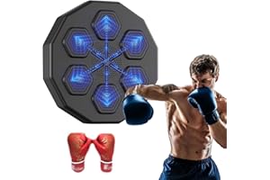 YJLTKL 2023 Nouveau Style 40*40cm Machine Boxe Avec Lumires Music Boxing Machine Électronique Intelligent À Fixation Murale, Cible De Boxe Bluetooth, Entraînement À La Vitesse Et À L'agilité ( Color : A-Kid