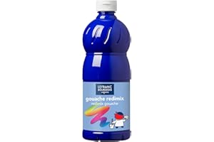 Lefranc Bourgeois 188031 - Guazzo, Blu (Oltremare), 1 L, 1 Pezzo