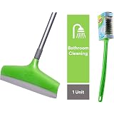 scotch brite bathroom squeegee plastic wiper 30 cm green